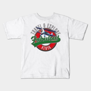 Travel explore fabulous Kenya Kids T-Shirt